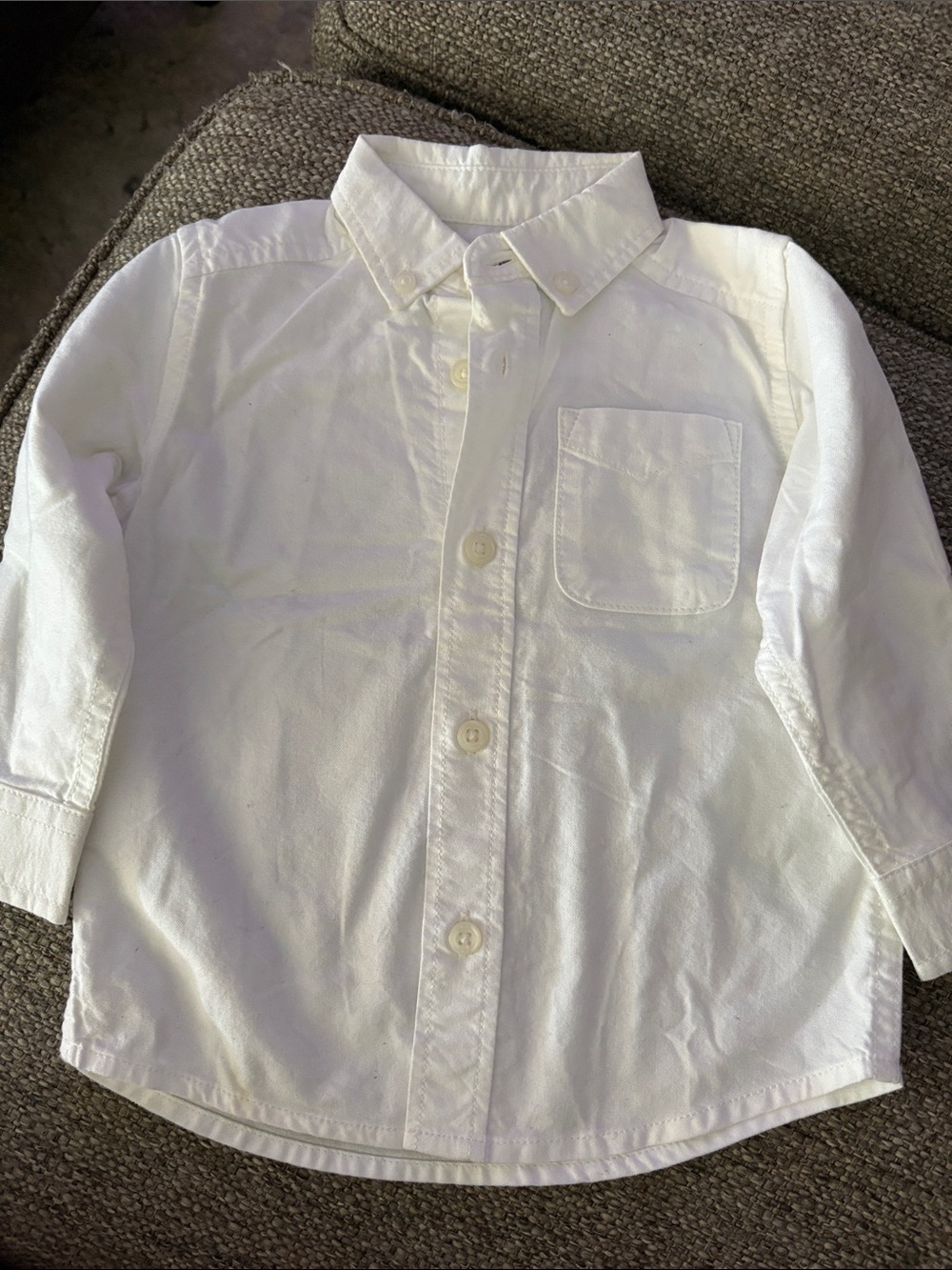 The Children's Place White Button-Down Dress Shirt